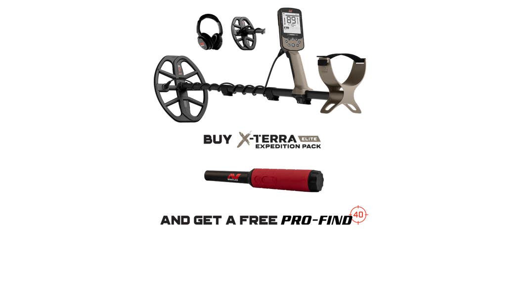 Minelab X Terra Elite Expedition Pack