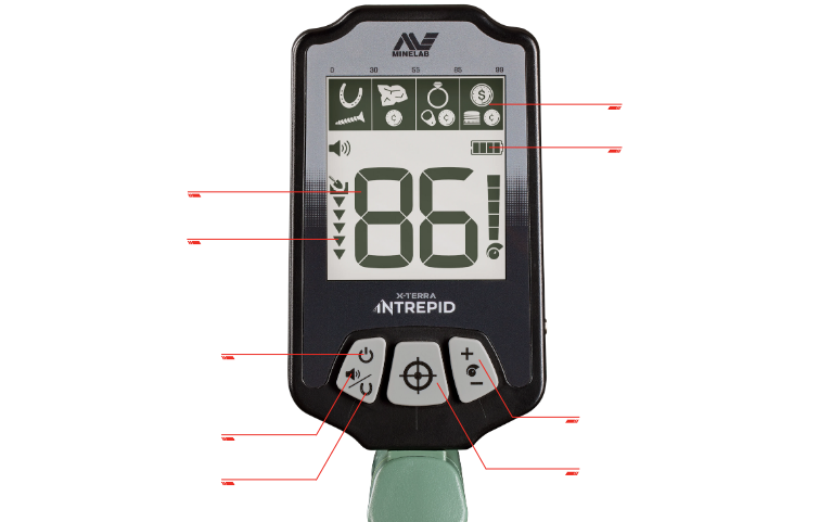 X-TERRA INTREPID TACTICAL Controls Front